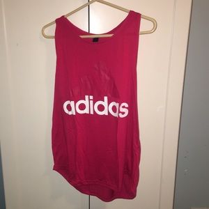 Adidas women’s pink activewear racerback tank top